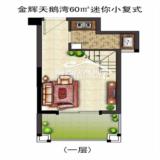 60㎡迷你小复式（一层）