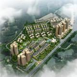 梅亭北景观鸟瞰图